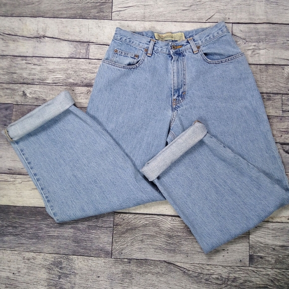 Abercrombie & Fitch Denim - Vtg 90's A&F Wide Leg Boyfriend High Rise Jeans 27